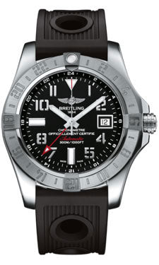 Breitling Avanger II GMT A3239011/BC34 Black Ocean-Racer Deployant Mens Watch