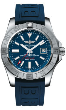 Breitling Avanger II GMT A3239011/C872 Blue Diver-Pro-iii Deployant Mens Watch