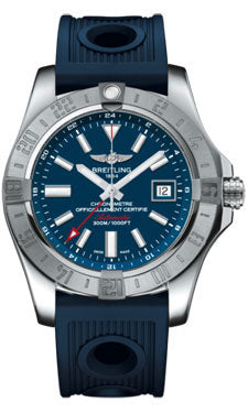 Breitling Avanger II GMT A3239011/C872 Blue Ocean-Racer Deployant Mens Watch