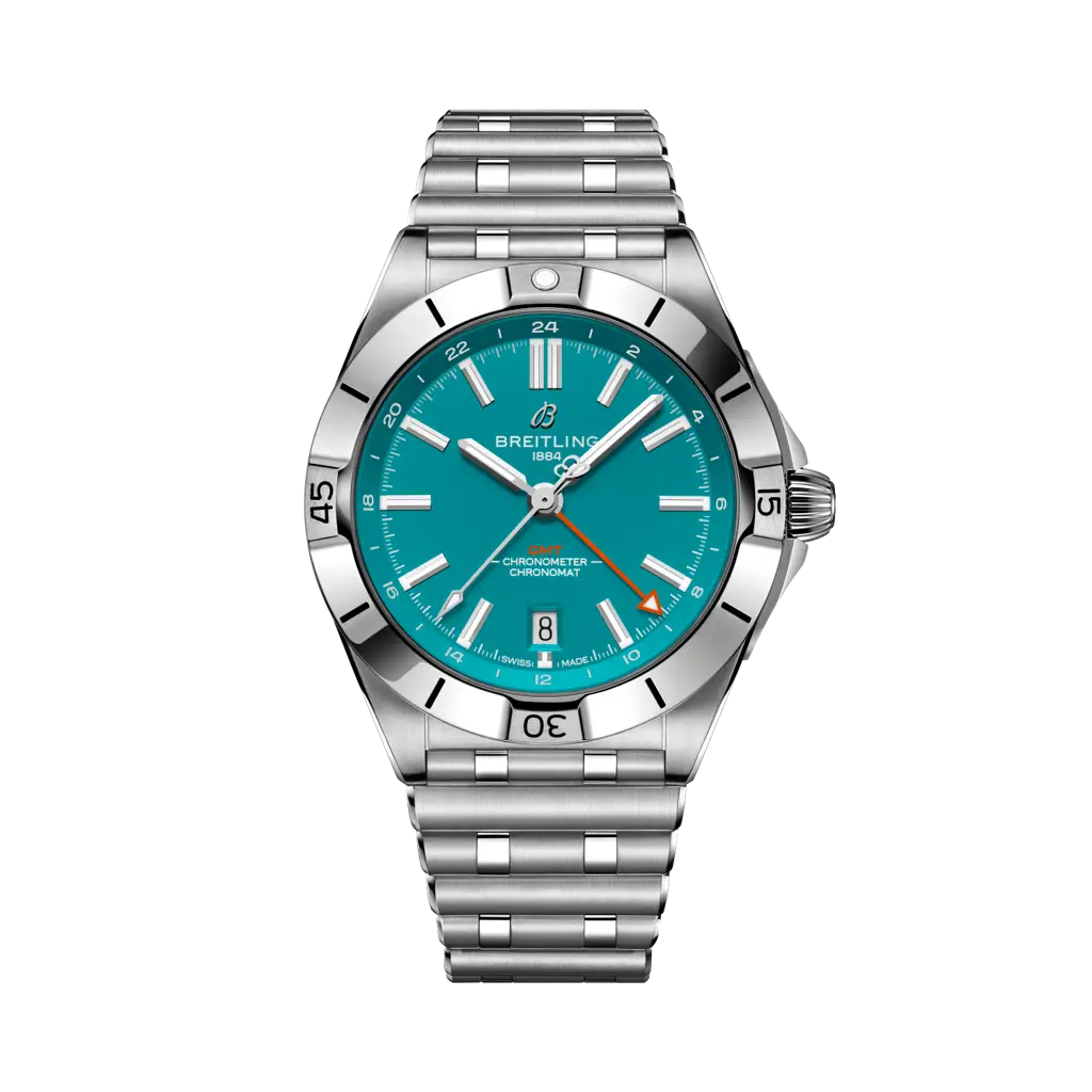 Breitling Chronomat Automatic GMT 40 NFL Miami Dolphins Edition A32398B11L1A1