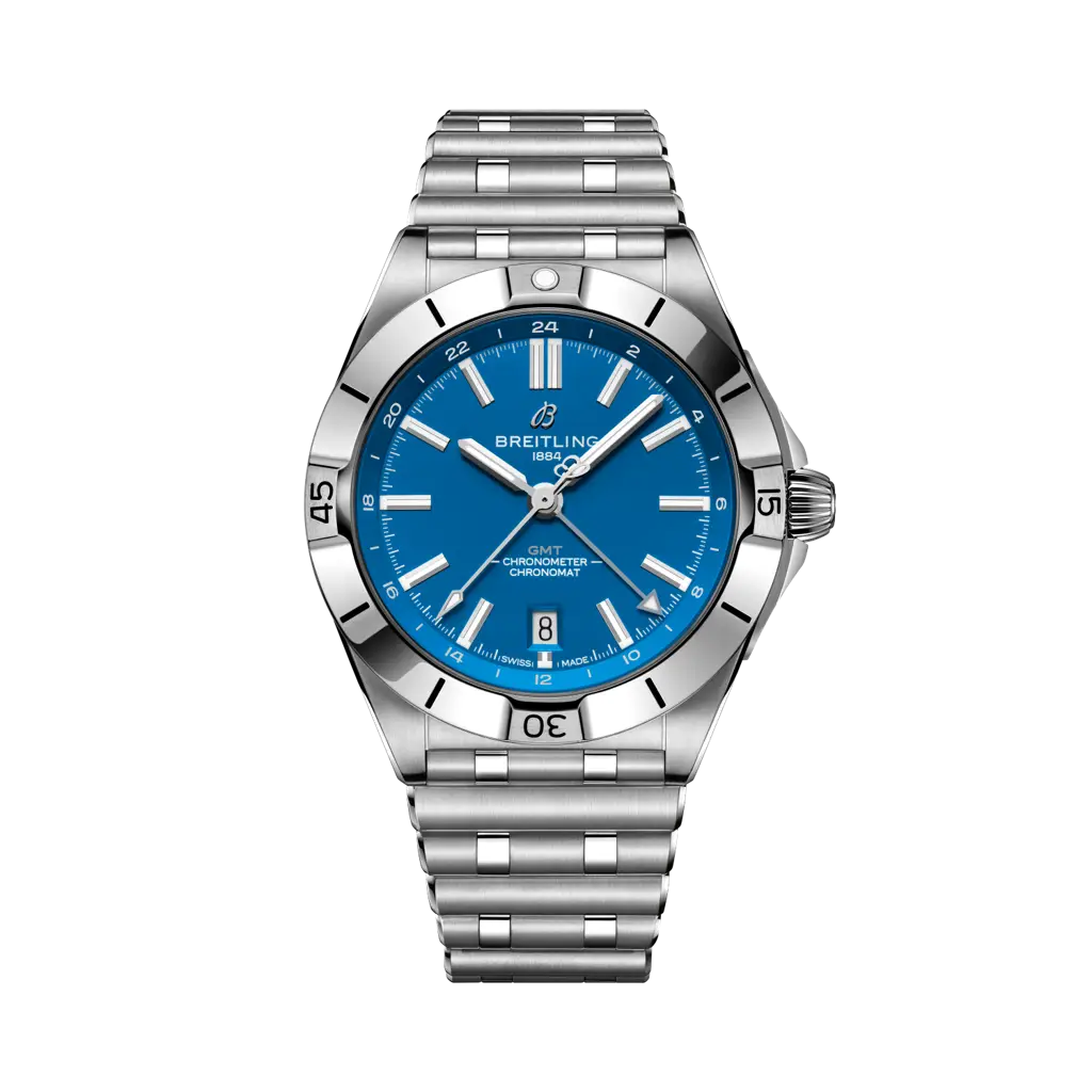 Breitling Chronomat Automatic GMT 40 NFL Detroit Lions Edition A32398B31C1A1
