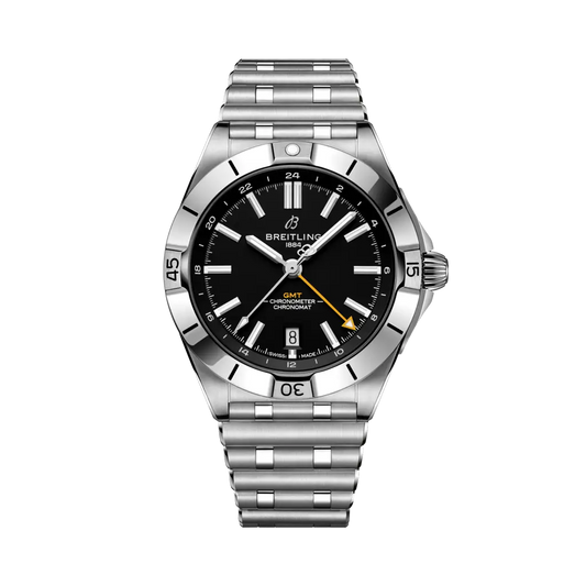 Breitling Chronomat Automatic GMT 40 NFL Pittsburgh Steelers Edition A32398B71B1A1