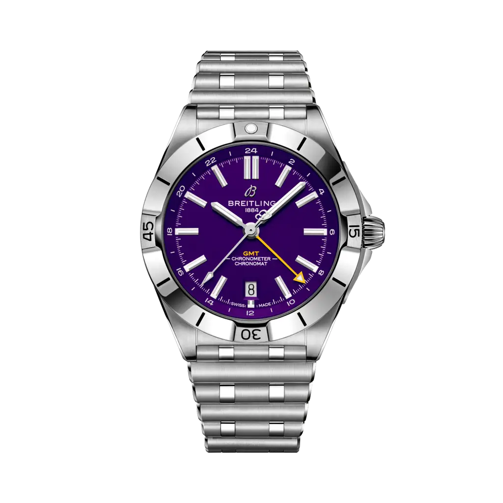 Breitling Chronomat Automatic GMT 40 NFL Minnesota Vikings Edition A32398C31Q1A1