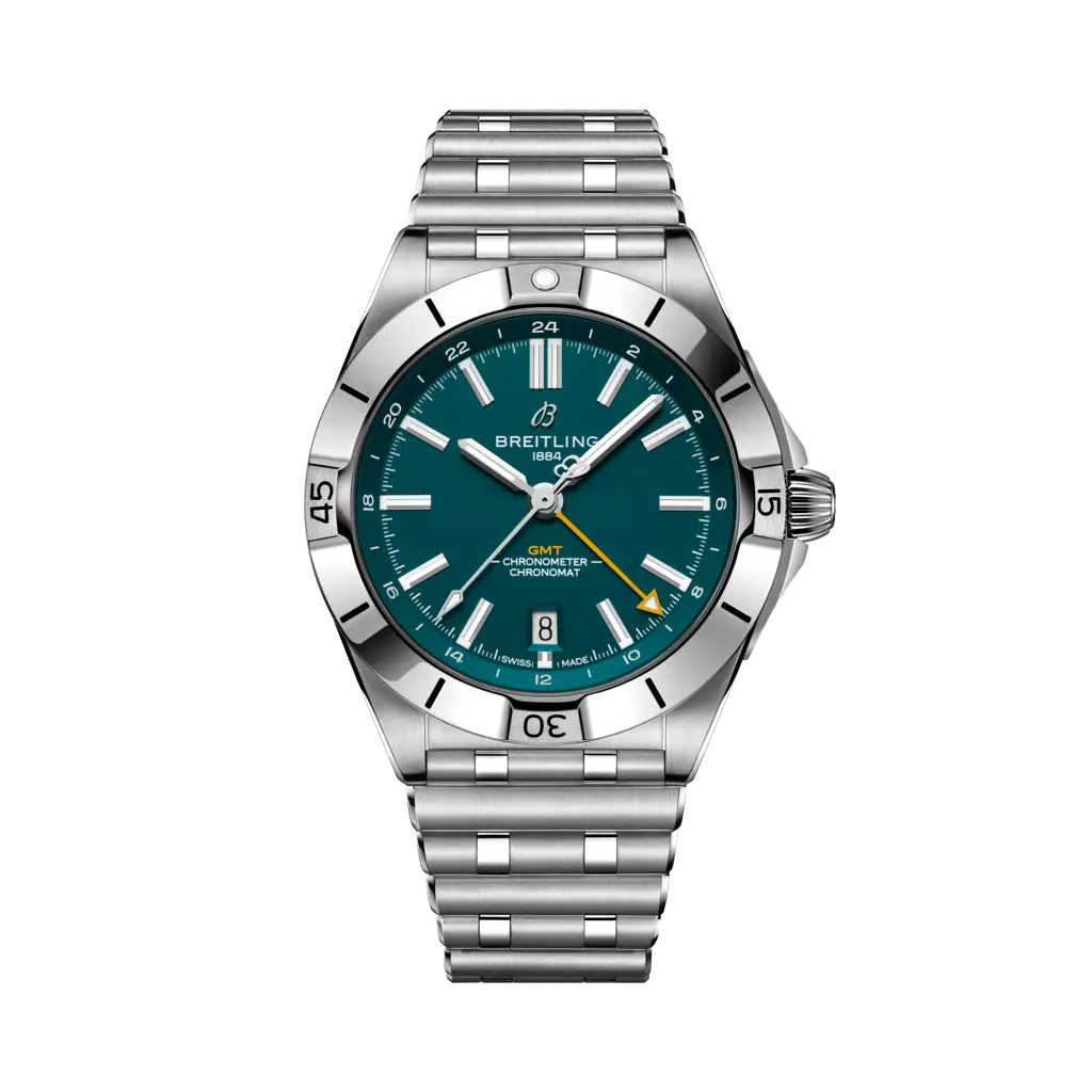 Breitling Chronomat Automatic GMT 40 NFL Jacksonville Jaguars Edition A32398D21C1A1