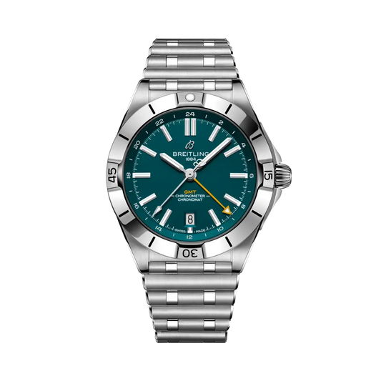 Breitling Chronomat Automatic GMT 40 NFL Jacksonville Jaguars Edition A32398D21C1A1