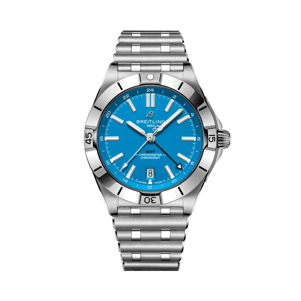 Breitling Chronomat Automatic GMT 40 NFL Carolina Panthers Edition A32398E11C1A1