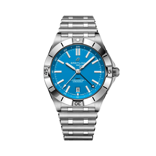Breitling Chronomat Automatic GMT 40 NFL Carolina Panthers Edition A32398E11C1A1