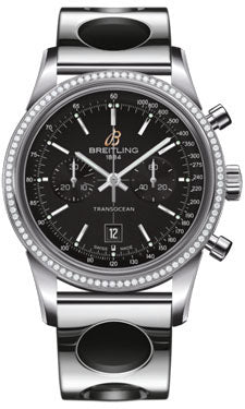 Breitling Transocean Dia Bezel 38 Stainless Steel A4131053/BC06 Air Racer Mens Watch