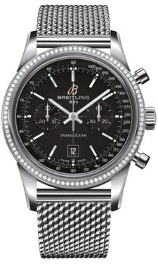 Breitling Transocean Dia Bezel 38 Stainless Steel A4131053/BC06 Ocean Classic Steel Mens Watch