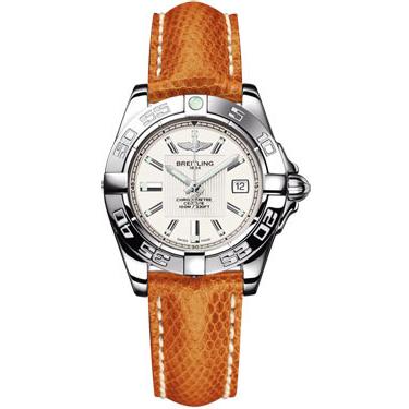 Breitling Galactic 32 Stainless Steel A71356L2/G702-lizard-orange-tang