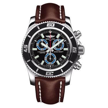 Breitling Superocean Chronograph M2000 Leather Strap A73310A8/BB74-leather-brown-tang