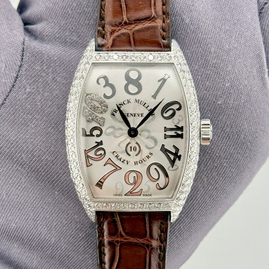 Pre-Owned Franck Muller Cintree Curvex Crazy Hours 10TH Anniversary 7880 CH REL D 10D