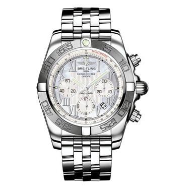 Breitling Chronomat B01 Stainless Steel Satin Bezel AB011011/A691-pilot-steel