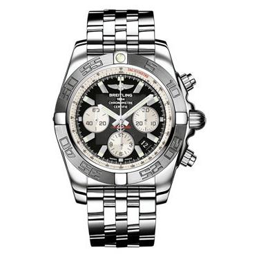 Breitling Chronomat B01 Stainless Steel Satin Bezel AB011011/B967-pilot-steel