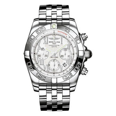 Breitling Chronomat B01 Stainless Steel Polished Bezel AB011012/A690-pilot-steel