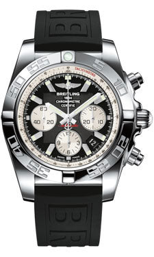 Breitling Chronomat 44 Steel Polished Bezel - Diver Pro III Strap - Tang AB011012/B967-diver-pro-iii-black-tang Men's Watch