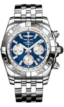 Breitling Chronomat B01 Stainless Steel Polished Bezel AB011012/C788-pilot-steel