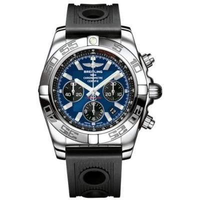 Breitling Chronomat B01 Stainless Steel Polished Bezel AB011012/C789-ocean-racer-black-folding