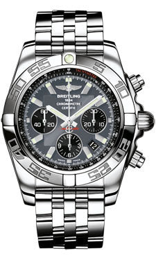 Breitling Chronomat 44 Steel Polished Bezel - Pilot Bracelet AB011012/F546-pilot-steel Men's Watch