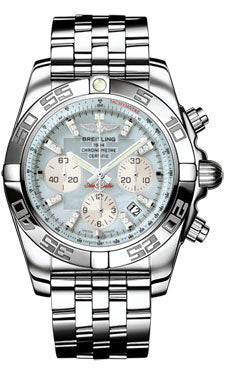 Breitling Chronomat 44 Steel Polished Bezel - Pilot Bracelet AB011012/G686-pilot-steel Men's Watch