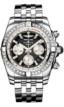 Breitling Chronomat 44 Steel 40 Dia Bezel - Pilot Bracelet AB011053/B967-pilot-steel Men's Watch