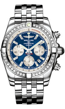 Breitling Chronomat 44 Steel 40 Dia Bezel - Pilot Bracelet AB011053/C788-pilot-steel Men's Watch