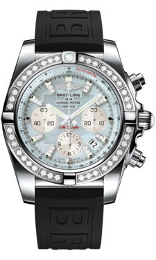 Breitling Chronomat 44 Steel 40 Dia Bezel - Diver Pro III Strap - Tang AB011053/G686-diver-pro-iii-black-tang Men's Watch