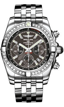 Breitling Chronomat 44 Steel 40 Dia Bezel - Pilot Bracelet AB011053/M524-pilot-steel Men's Watch