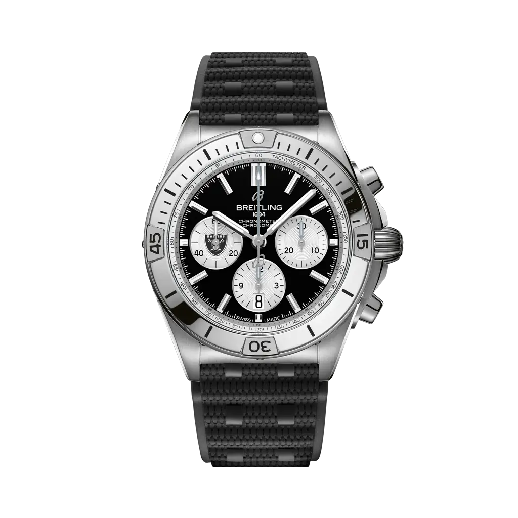 Breitling Chronomat B01 42 NFL Las Vegas Raiders Edition AB01342B1B1S1