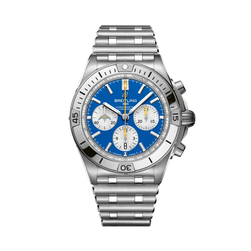 Breitling Chronomat B01 42 NFL Los Angeles Chargers Edition AB01342B1C8A1