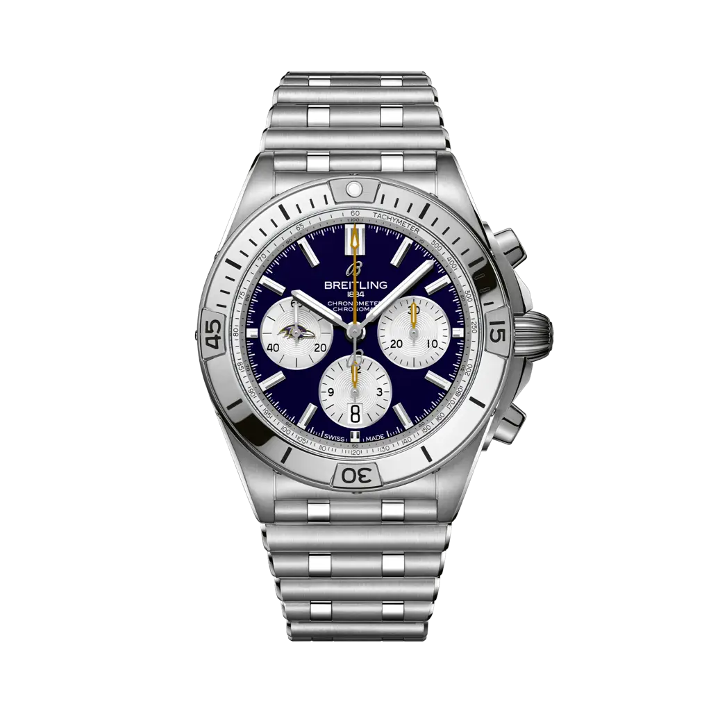 Breitling Chronomat B01 42 NFL Baltimore Ravens Edition AB01342B1K2A1