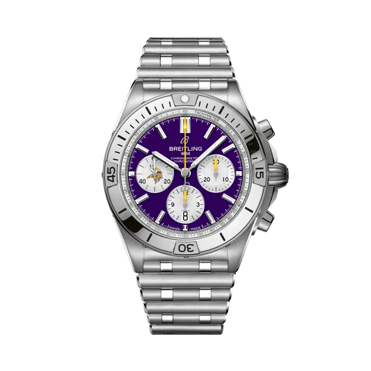 Breitling Chronomat B01 42 NFL Minnesota Vikings Edition AB01342B1K4A1