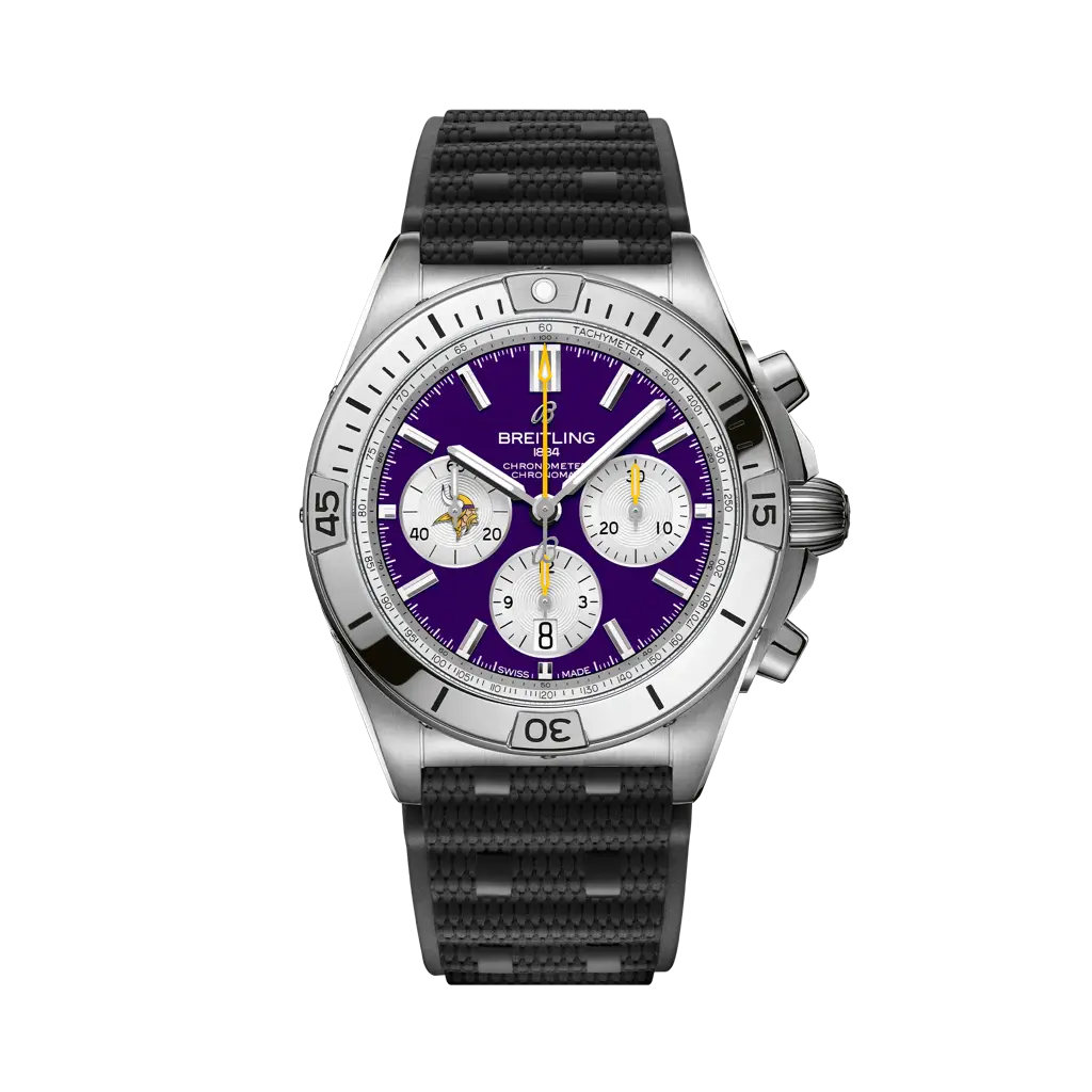 Breitling Chronomat B01 42 NFL Minnesota Vikings Edition AB01342B1K4S1