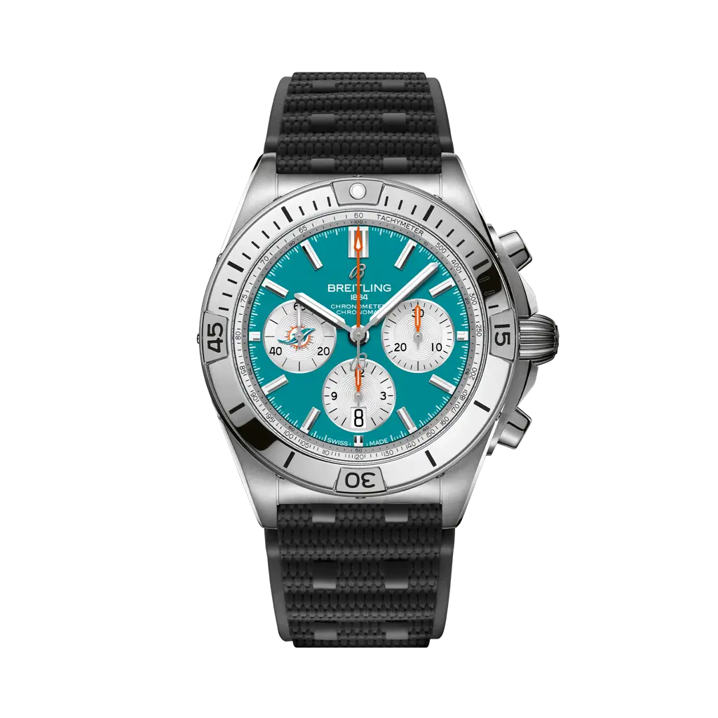 Breitling Chronomat B01 42 NFL Miami Dolphins Edition AB01342B1L2S1