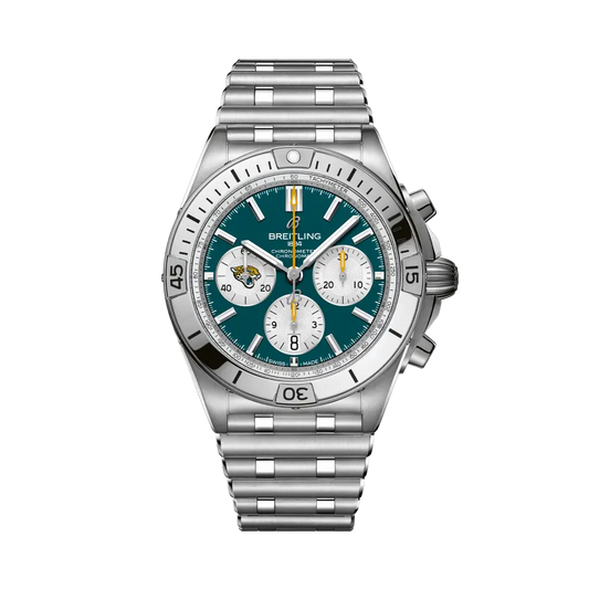 Breitling Chronomat B01 42 NFL Jacksonville Jaguars Edition AB01342B1L3A1