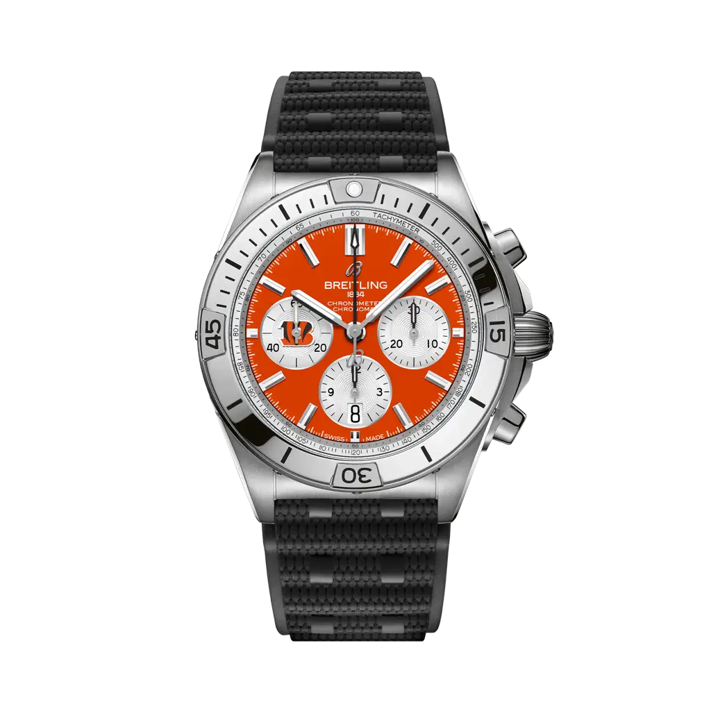 Breitling Chronomat B01 42 NFL Cincinnati Bengals Edition AB01342B1O1S1