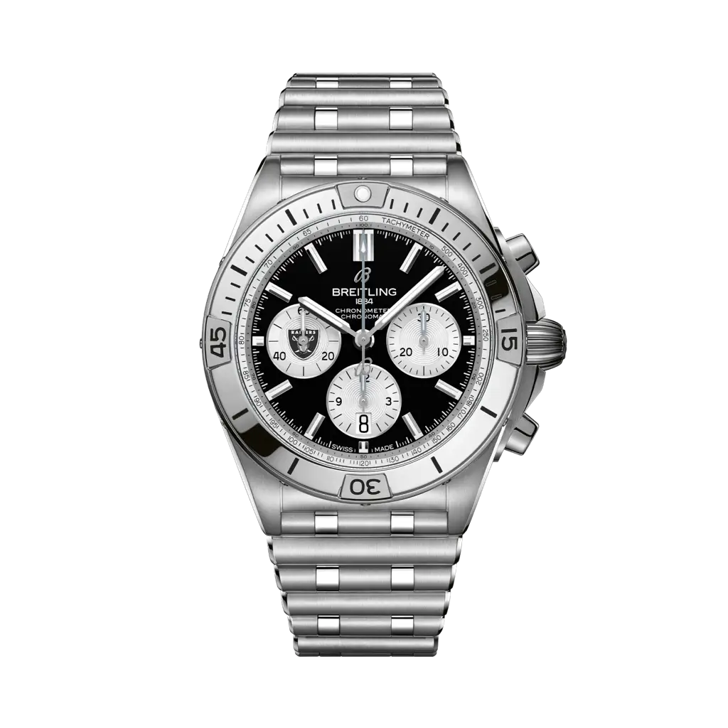 Breitling Chronomat B01 42 NFL Las Vegas Raiders Edition AB01345B1B1A1