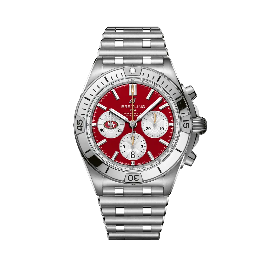 Breitling Chronomat B01 42 NFL San Francisco 49ers Edition AB01345B1K1A1