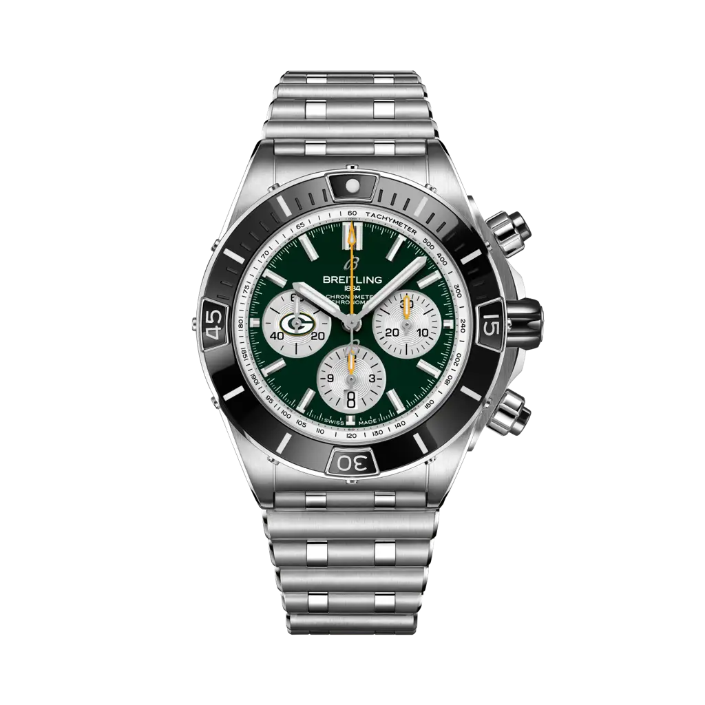Breitling Super Chronomat B01 Chronograph 44 NFL Green Bay Packers AB01361C1L1A1