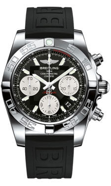 Breitling Chronomat 41 Steel Polished Bezel - Diver Pro III Strap - Tang AB014012/BA52-diver-pro-iii-black-tang Men's Watch