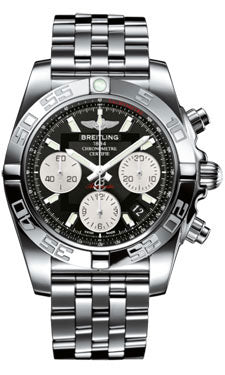 Breitling Chronomat 41 Steel Polished Bezel - Pilot Bracelet AB014012/BA52-pilot-steel Men's Watch