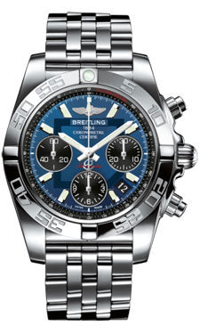 Breitling Chronomat 41 Steel Polished Bezel - Pilot Bracelet AB014012/C830-pilot-steel Men's Watch