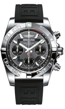 Breitling Chronomat 41 Steel Polished Bezel - Diver Pro III Strap - Tang AB014012/F554-diver-pro-iii-black-tang Men's Watch