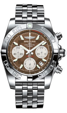 Breitling Chronomat 41 Steel Polished Bezel - Pilot Bracelet AB014012/Q583-pilot-steel Men's Watch