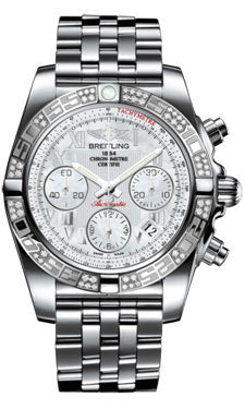 Breitling Chronomat 41 Steel Diamond Bezel - Pilot Bracelet AB0140AA/A746-pilot-steel Men's Watch