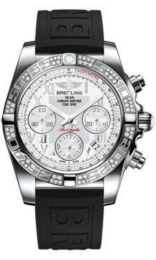 Breitling Chronomat 41 Steel Diamond Bezel - Diver Pro III Strap - Tang AB0140AA/A747-diver-pro-iii-black-tang Men's Watch