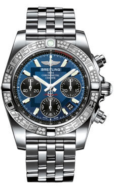 Breitling Chronomat 41 Steel Diamond Bezel - Pilot Bracelet AB0140AA/C830-pilot-steel Men's Watch