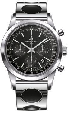 Breitling Transocean 01 Chronograph Stainless Steel AB015212/BA99 Air Racer Steel Mens Watch