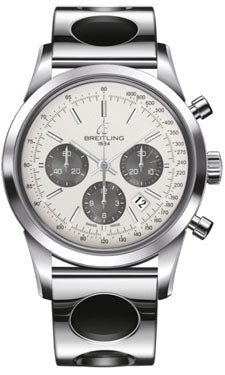 Breitling Transocean 01 Chronograph Stainless Steel AB015212/G724 Air Racer steel Mens Watch