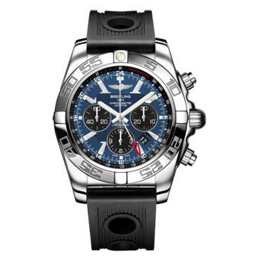 Breitling Chronomat GMT Rubber Strap AB041012/C835-ocean-racer-black-deployant